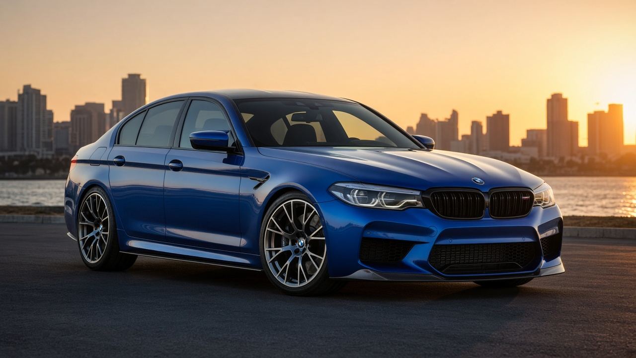 BMW M5(F90) タイヤ・ホイールの確認ポイント 前3/4