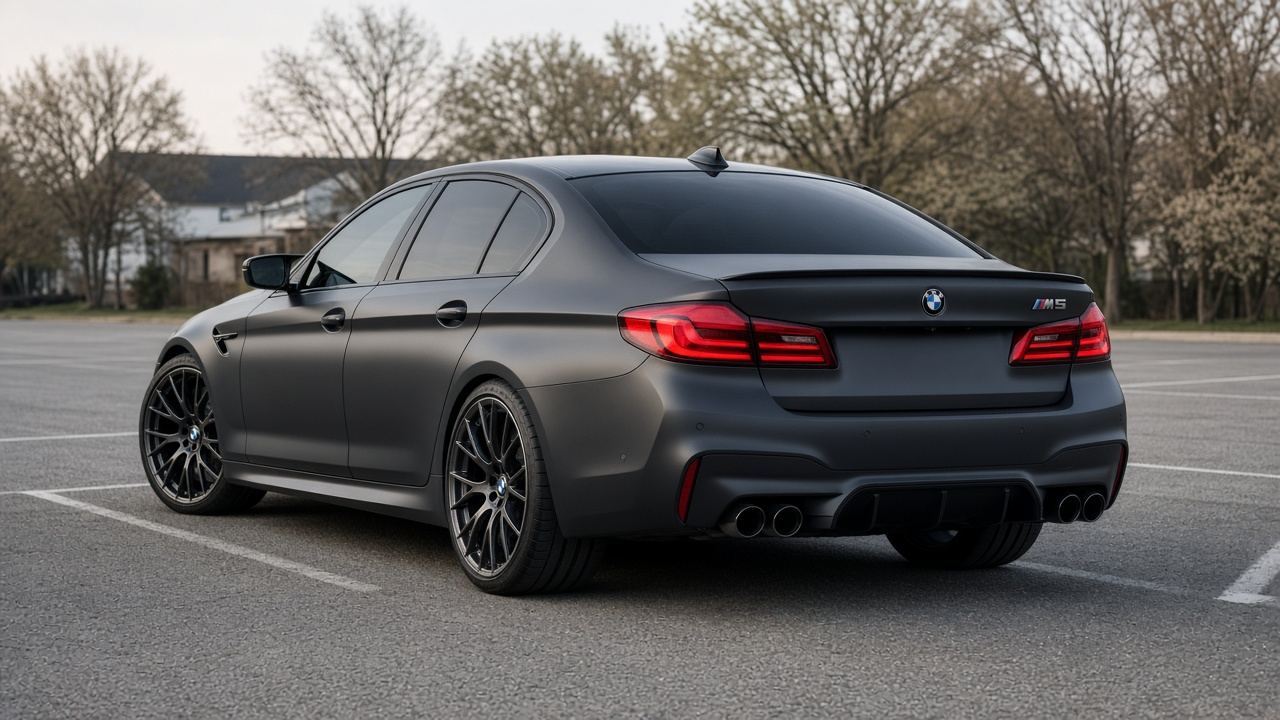 BMW M5(F90) タイヤ・ホイールの確認ポイント リア