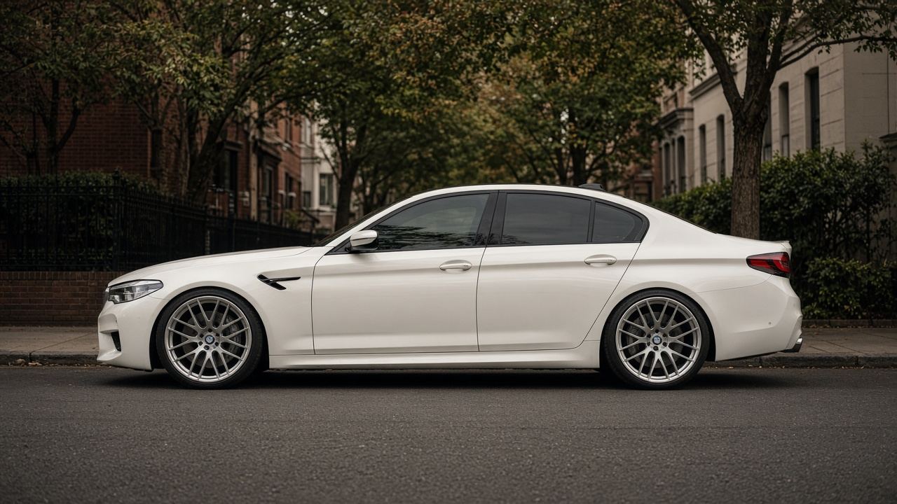 BMW M5(F90) タイヤ・ホイールの確認ポイント 真横