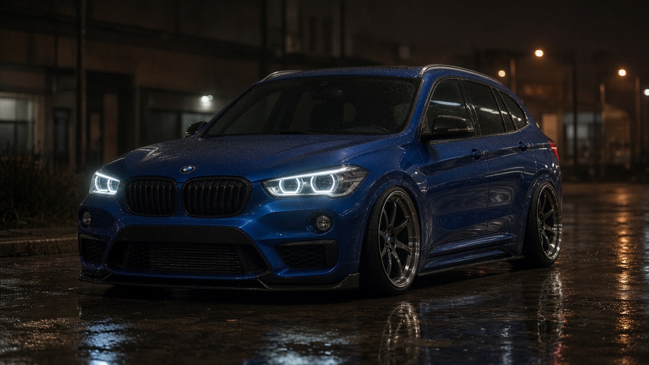 BMW X1 (U11 2023-) 大地を掴む足元の真実【PCD 5×120】 前3/4