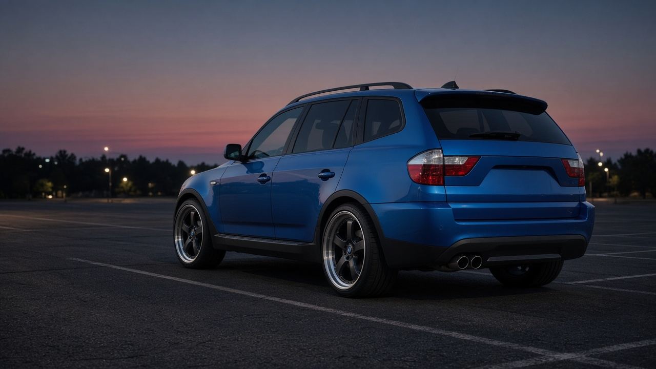 BMW X3(E83) タイヤ・ホイールの確認ポイント リア