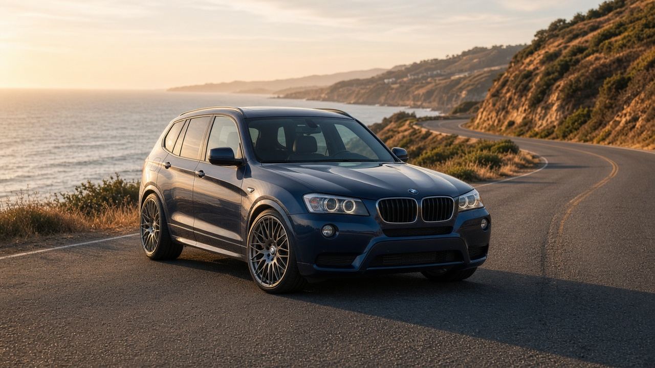 BMW X3（F25） タイヤ・ホイールの確認ポイント 前3/4