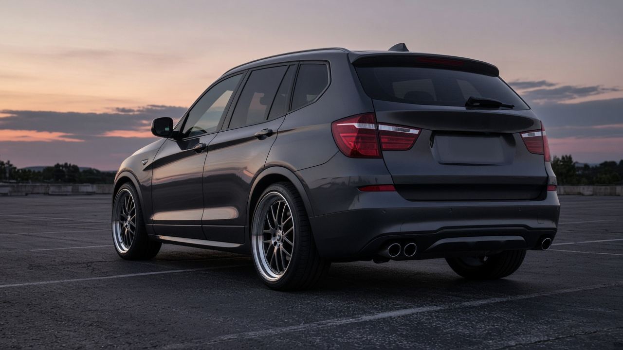BMW X3（F25） タイヤ・ホイールの確認ポイント リア