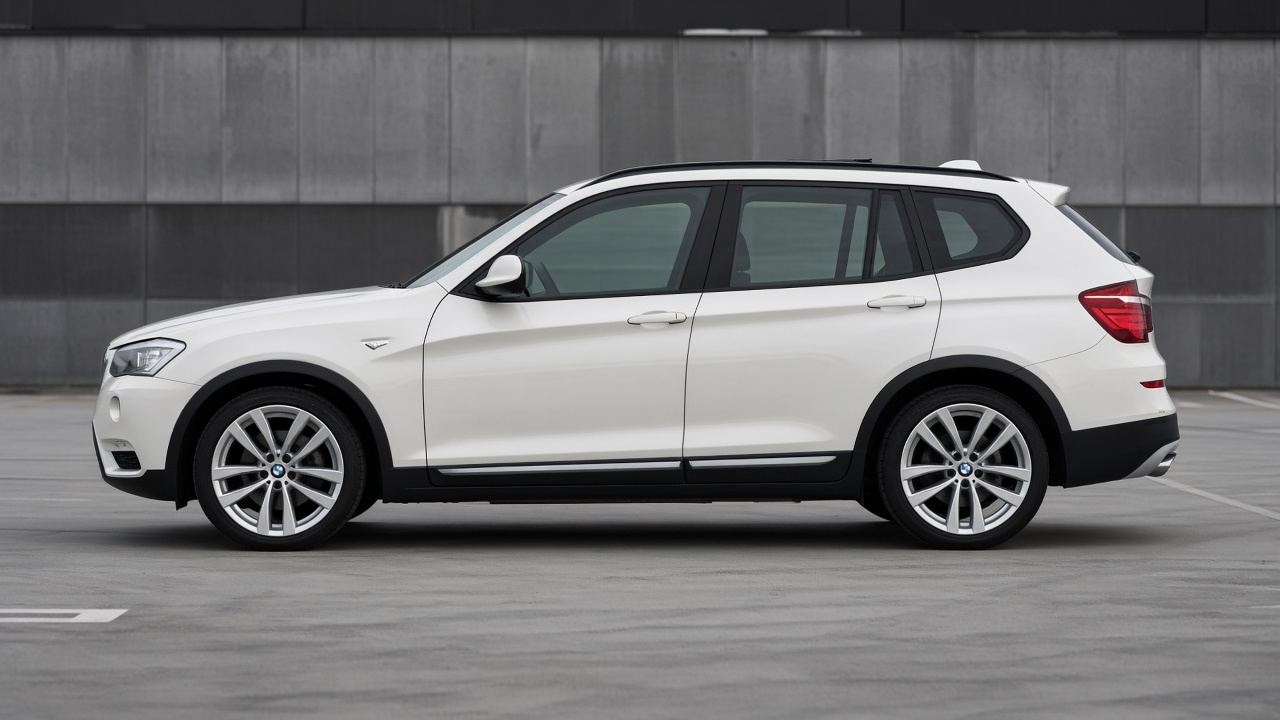 BMW X3（F25） タイヤ・ホイールの確認ポイント 真横