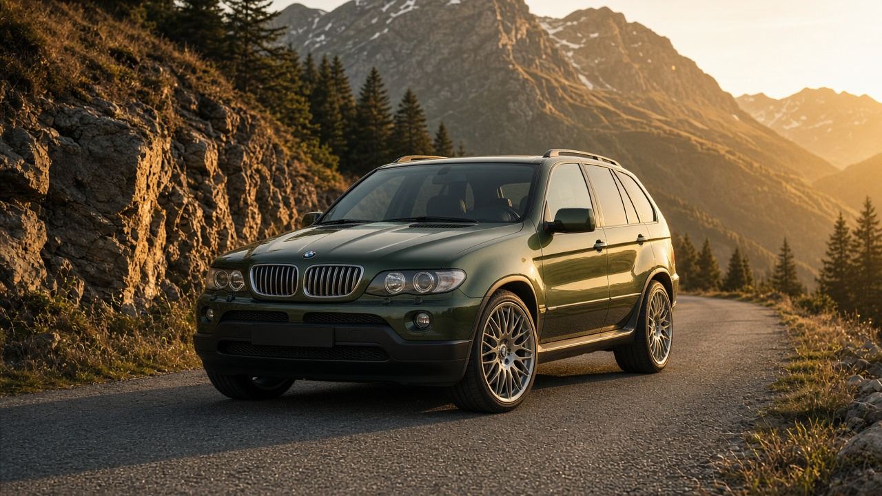 BMW X5(E53) タイヤ・ホイールの確認ポイント 前3/4