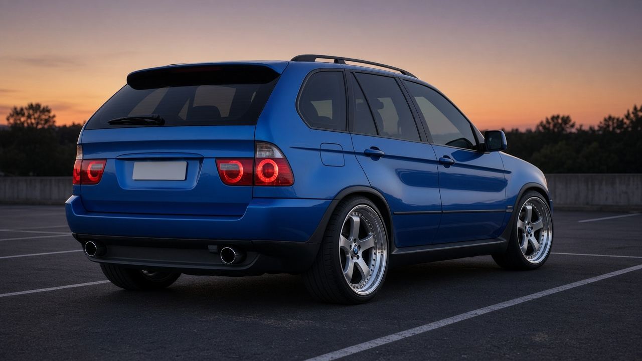 BMW X5(E53) タイヤ・ホイールの確認ポイント リア