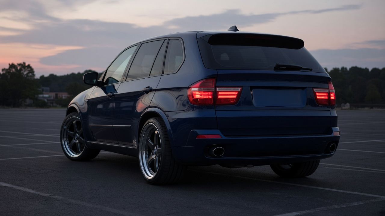 BMW X5(E70) タイヤ・ホイールの確認ポイント リア