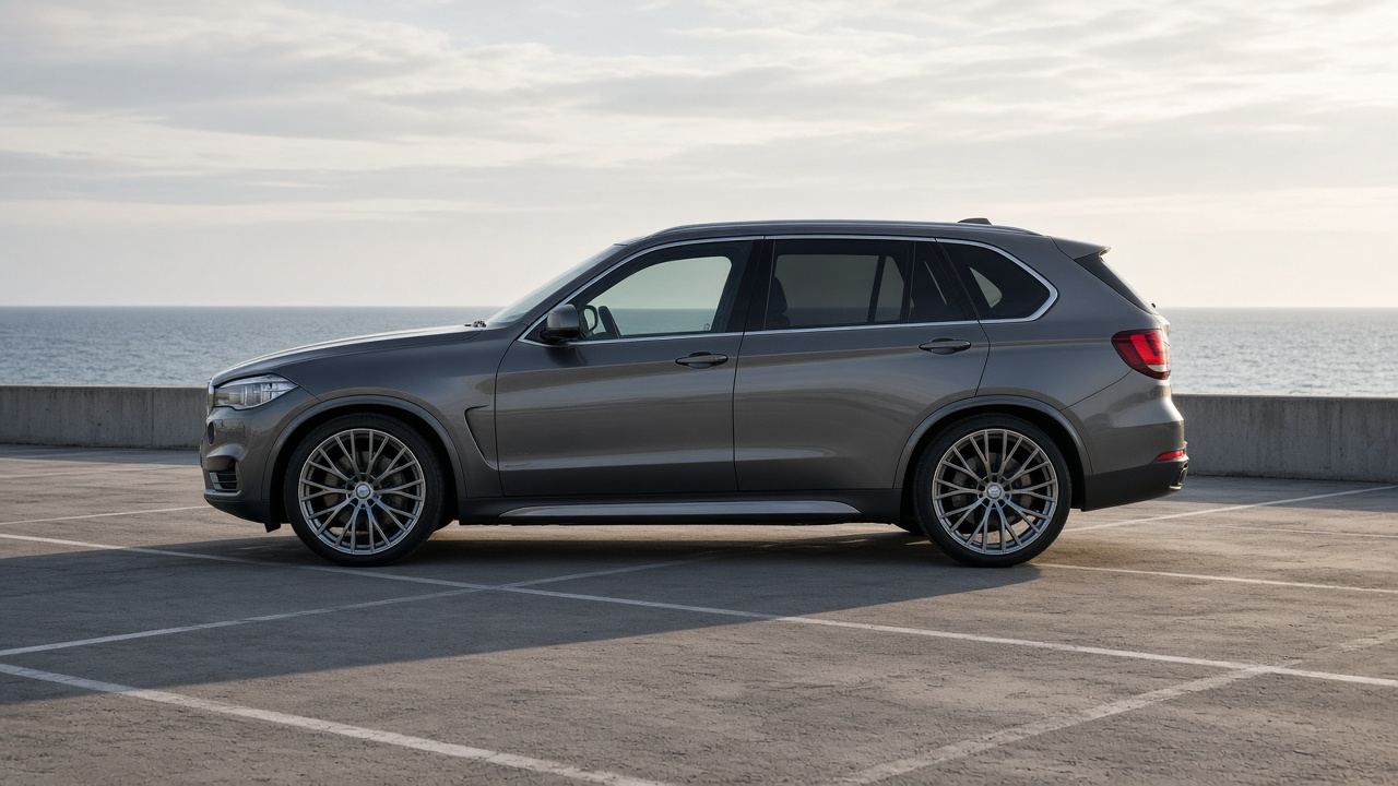 BMW X5(F15) タイヤ・ホイールの確認ポイント 真横