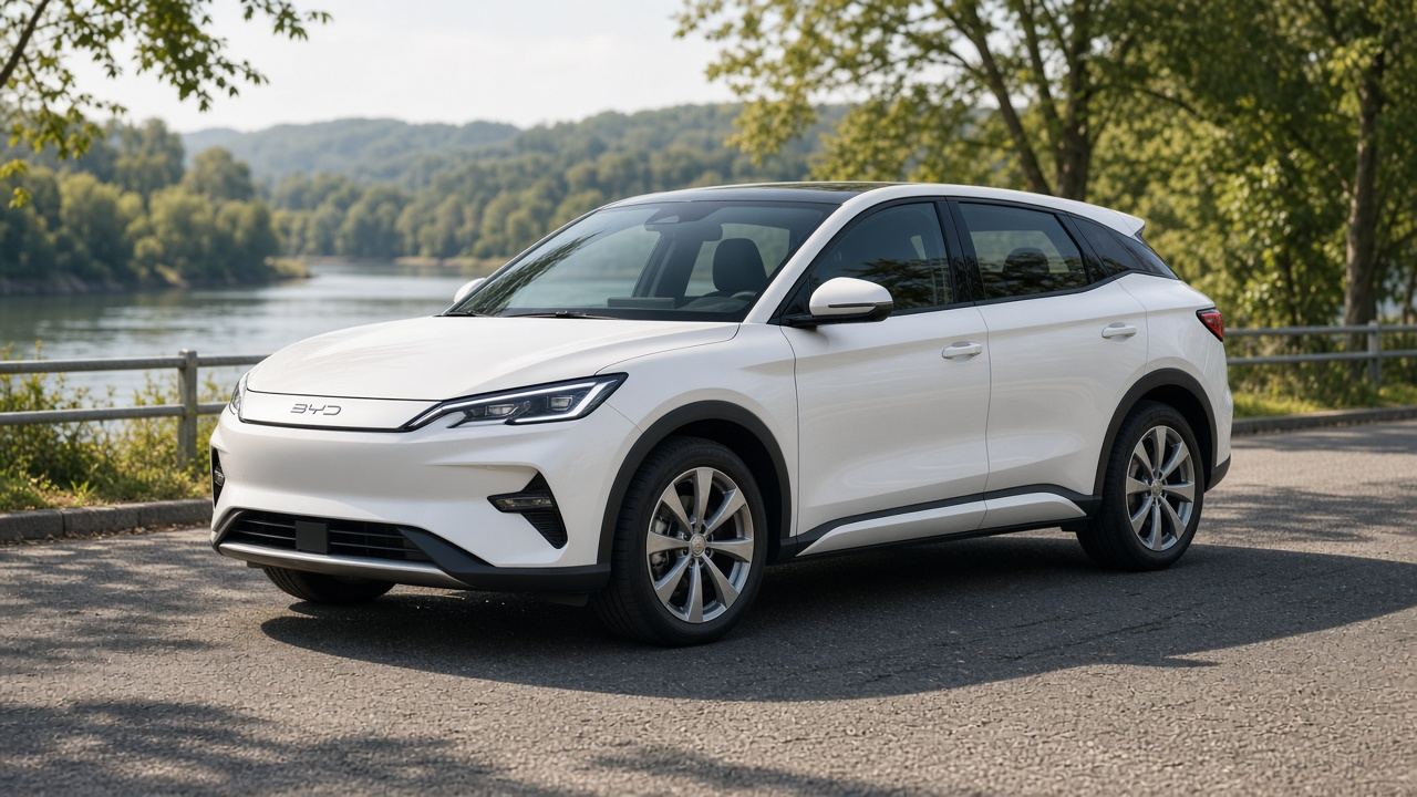 BYD ATTO 3 タイヤ・ホイールの確認ポイント 前3/4