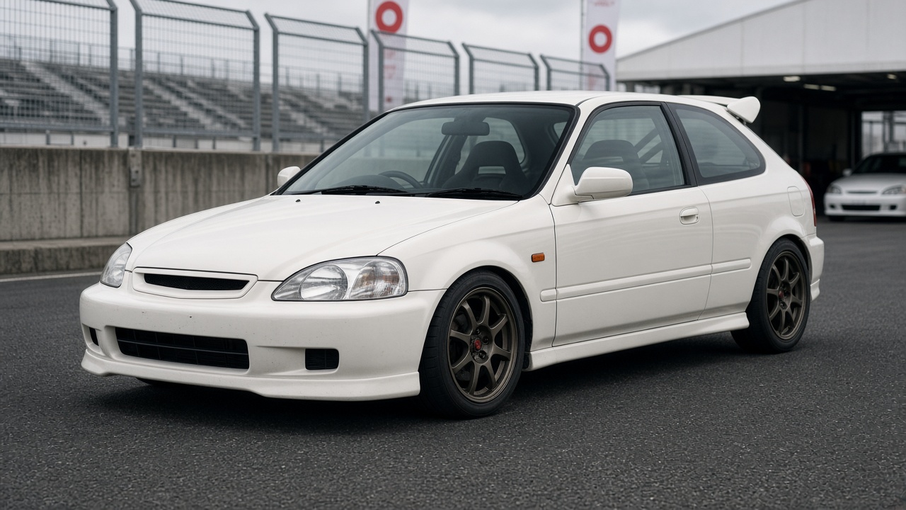 ホンダ シビック Type R EK9 (97-00) タイヤ・ホイールサイズ一覧|PCD 4×100|純正〜インチアップ 前3/4