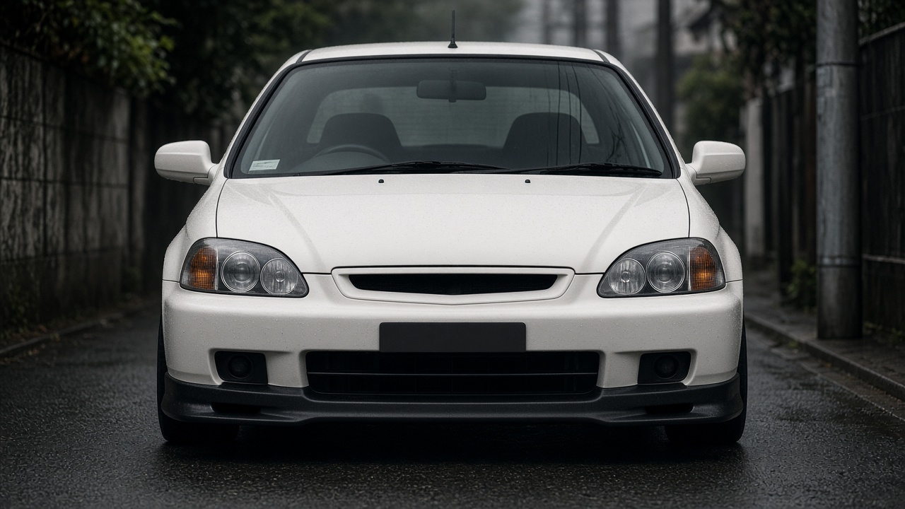 ホンダ シビック Type R EK9 (97-00) タイヤ・ホイールサイズ一覧|PCD 4×100|純正〜インチアップ 正面