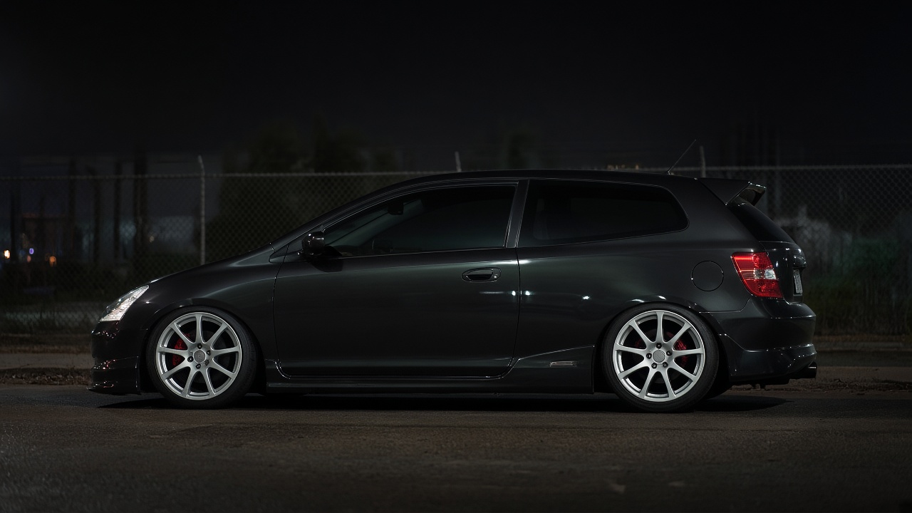 ホンダ シビック Type R EP3 (01-05) タイヤ・ホイールサイズ一覧|PCD 5×114.3|純正〜インチアップ 真横