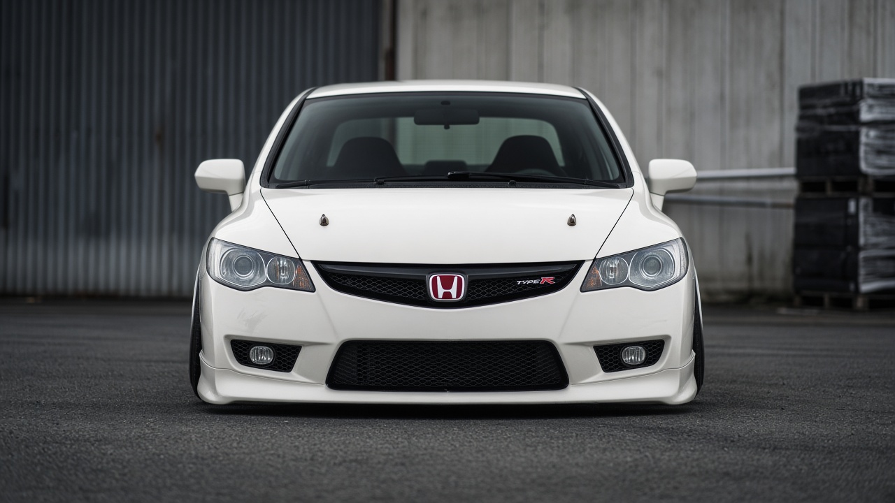ホンダ シビック Type R FD2 (07-10) タイヤ・ホイールサイズ一覧|PCD 5×114.3|純正〜インチアップ 正面