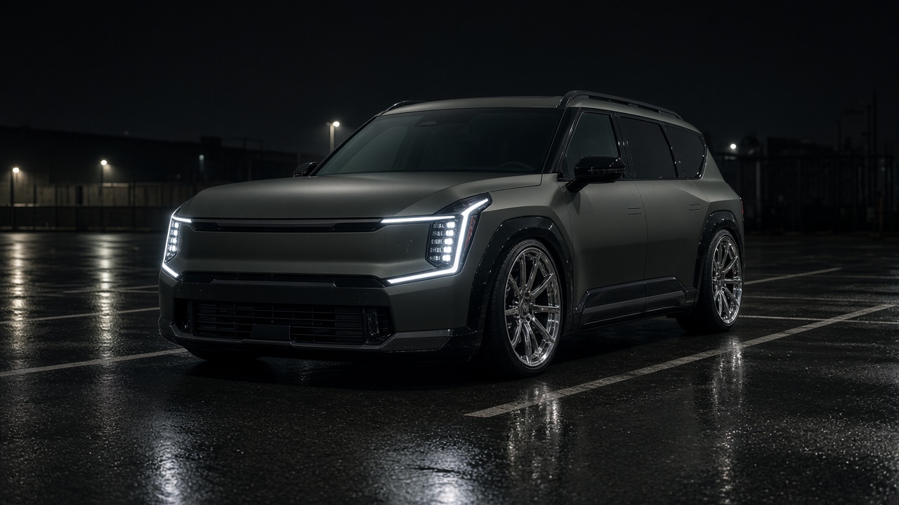 キア EV9 MV(2024-) ホイール・タイヤサイズ表｜純正〜インチアップ〜ツライチ 前3/4