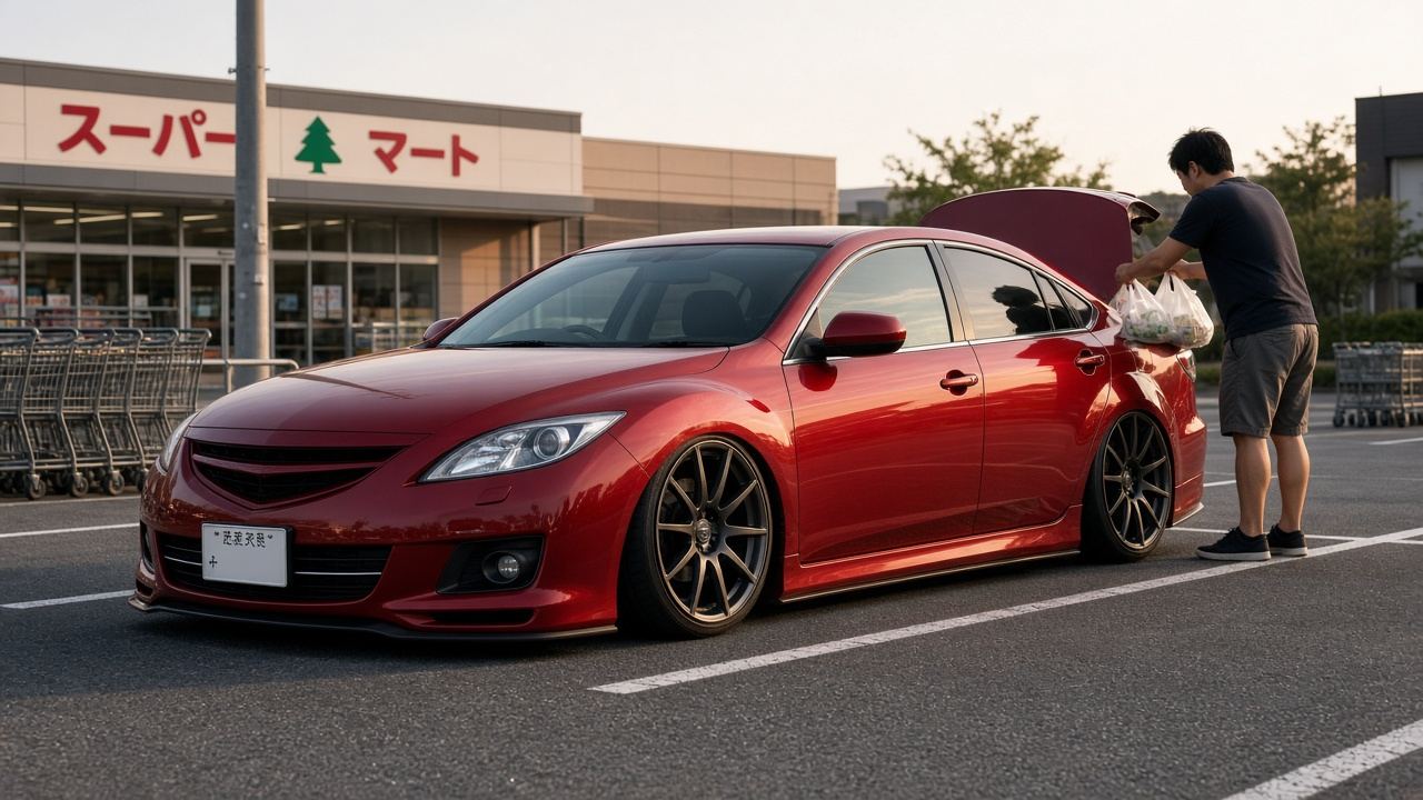 マツダ アテンザ GH(MAZDA6/2代目) ホイール・タイヤサイズ表|純正〜インチアップ〜ツライチ 日常