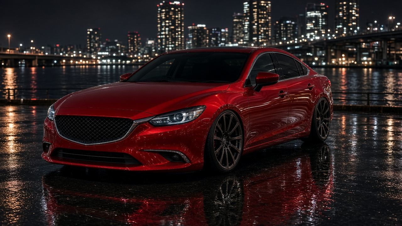 マツダ アテンザ GJ(MAZDA6/3代目) ホイール・タイヤサイズ表|純正〜インチアップ〜ツライチ 前3/4