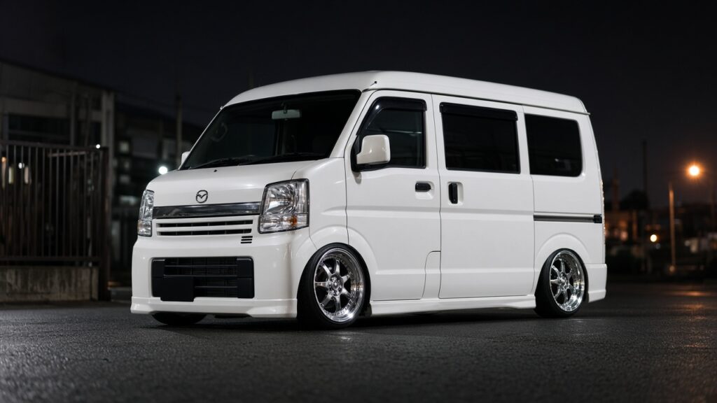 マツダ スクラムバン(DG17V) ホイール・タイヤサイズ表｜純正〜インチアップ〜ツライチ カスタム custom