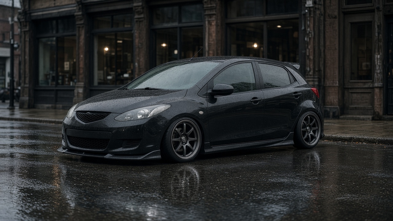 マツダ MAZDA2 DE(3代目) ホイール・タイヤサイズ表｜純正〜インチアップ〜ツライチ カスタム custom