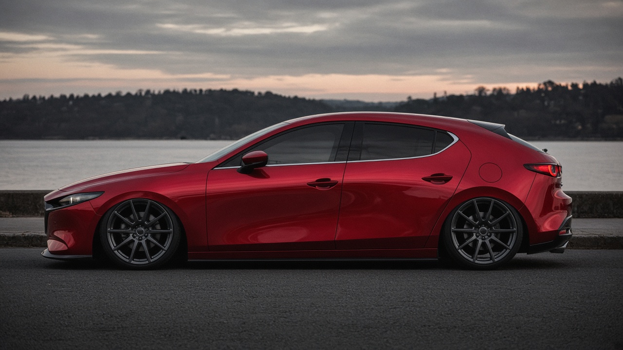 マツダ MAZDA3 BP(4代目) ホイール・タイヤサイズ表｜純正〜インチアップ〜ツライチ 真横