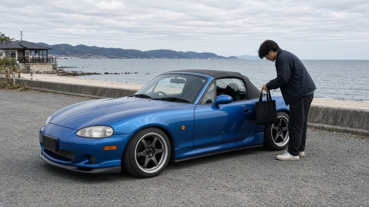 マツダ ロードスター (2代目 NB 98-05) 走り屋の足元、完全武装｜タイヤ＆ホイール【PCD 4×100】 日常