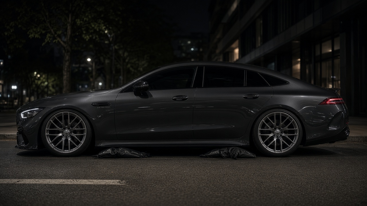 メルセデス AMG GT 4ドア クーペ X290 (2019-) タイヤ・ホイールサイズ一覧|PCD 5×112 真横
