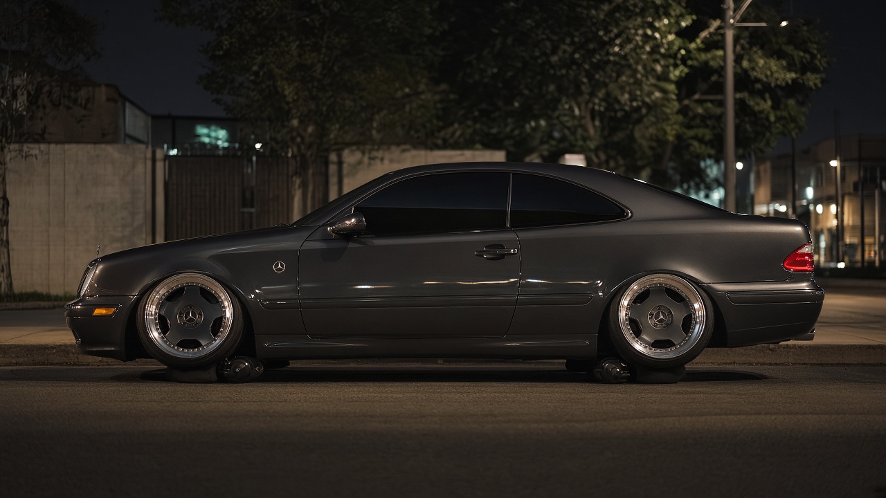 メルセデス・ベンツ CLK W208 (97-02) タイヤ・ホイールサイズ一覧|PCD 5×112|純正〜インチアップ 真横