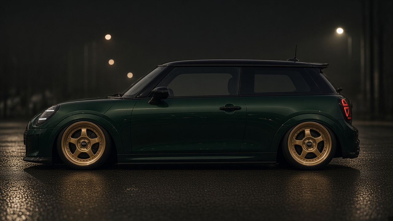 MINI J01 第4世代(F66) ホイール・タイヤサイズ表｜純正〜インチアップ〜ツライチ 真横