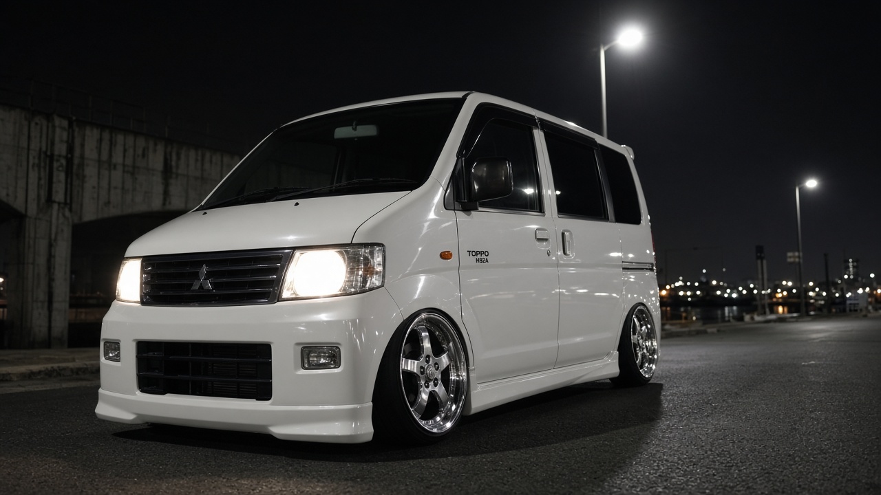 三菱 トッポ(H82A) ホイール・タイヤサイズ表｜純正〜インチアップ〜ツライチ カスタム custom
