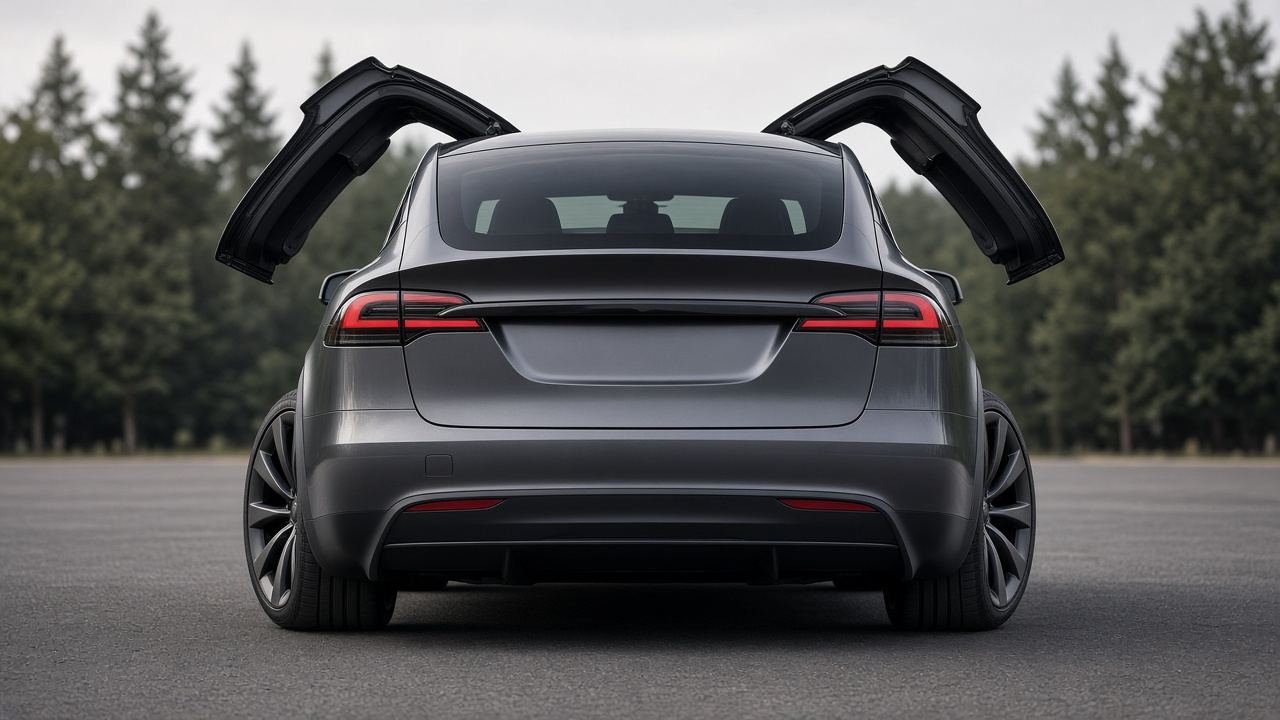 テスラ Model X タイヤ・ホイールの確認ポイント リア