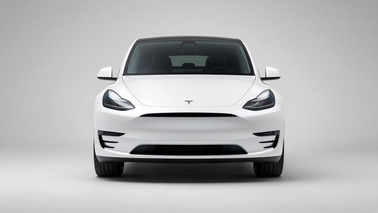 テスラ Model Y タイヤ・ホイールの確認ポイント 正面