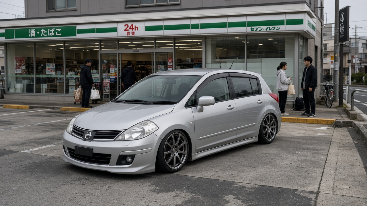 日産 ティーダ(C11) ホイール・タイヤサイズ表｜純正〜インチアップ〜ツライチ 日常