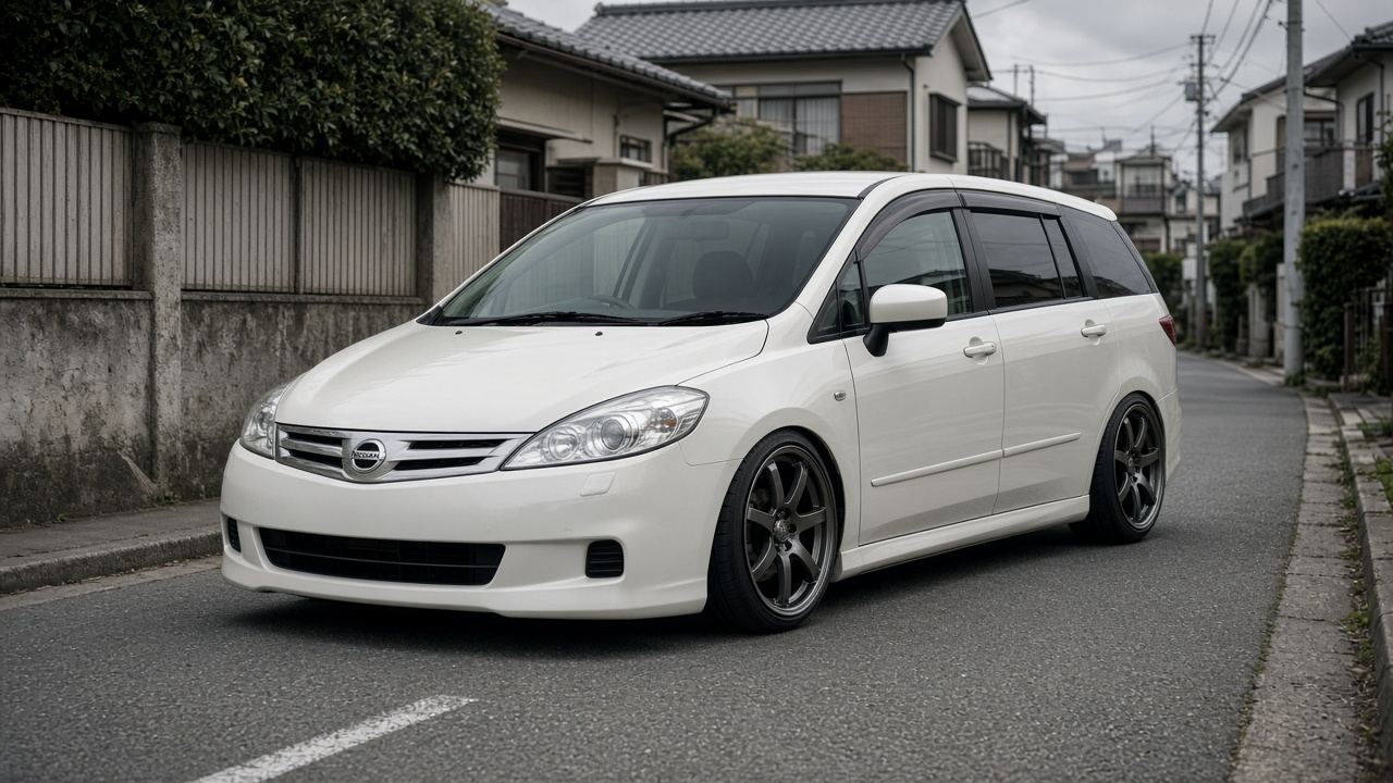 日産 ラフェスタ(B30) ホイール・タイヤサイズ表|純正〜インチアップ〜ツライチ 前3/4
