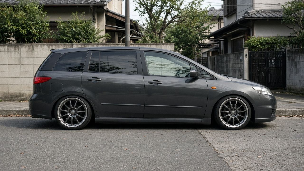 日産 ラフェスタ(B30) ホイール・タイヤサイズ表|純正〜インチアップ〜ツライチ 真横