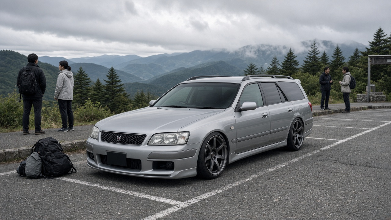 日産 ステージア(M35) ホイール・タイヤサイズ表｜純正〜インチアップ〜ツライチ 日常