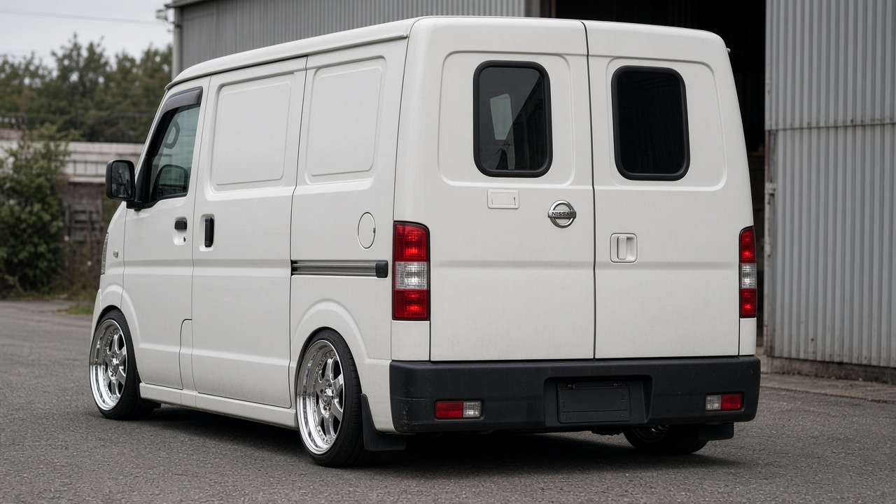 日産 NV100クリッパー(DR17V) ホイール・タイヤサイズ表｜純正〜インチアップ〜ツライチ リア