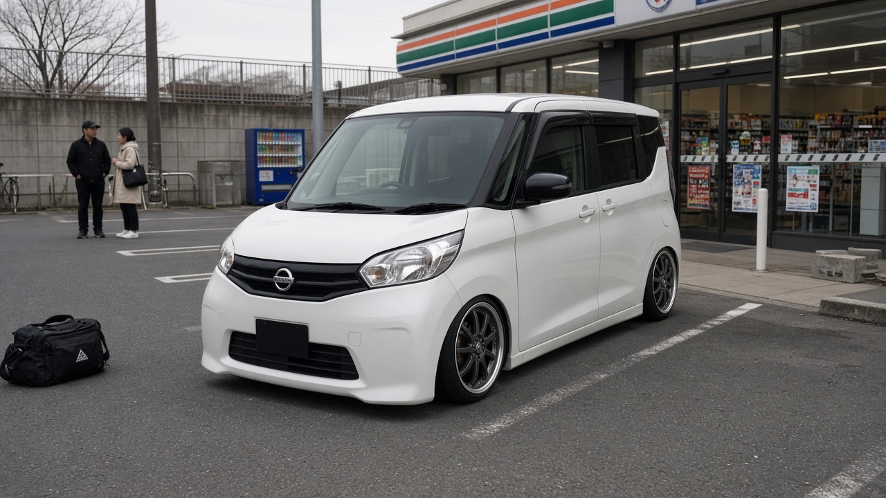 日産 ルークス(2代目/B44A) ホイール・タイヤサイズ表|純正〜インチアップ〜ツライチ 日常