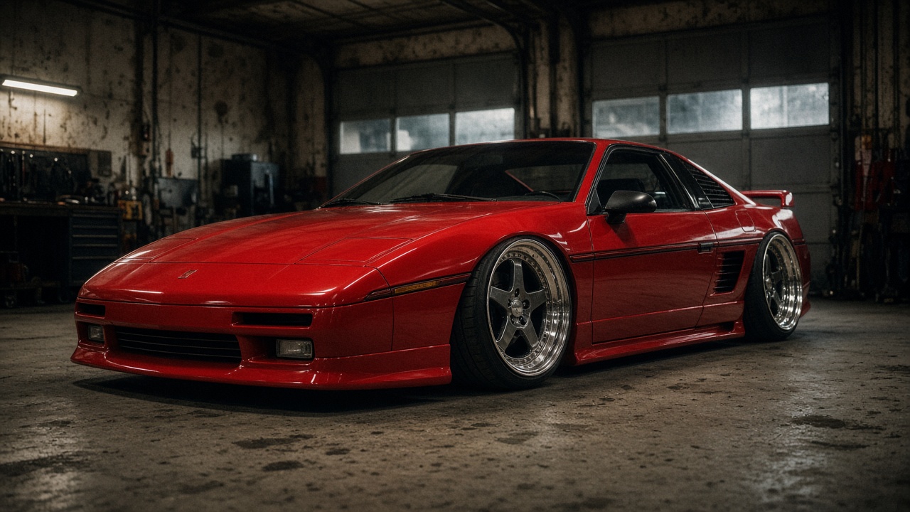 ポンティアック フィエロ GT(1984-1988) ホイール・タイヤサイズ表｜純正〜インチアップ〜ツライチ カスタム custom