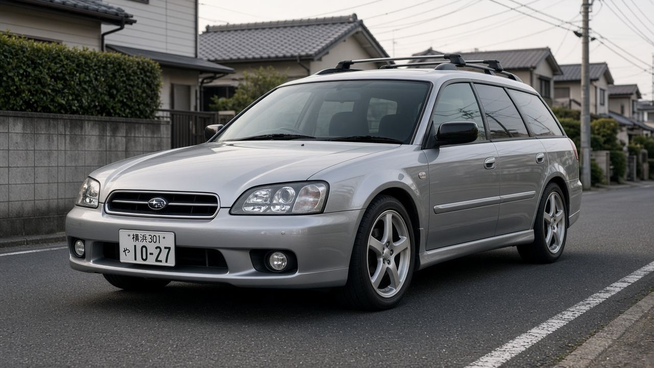 スバル レガシィ (3代目 BH/BE 98-03) セダンの美学は足元にあり｜タイヤ＆ホイール【PCD 5×100】 前3/4