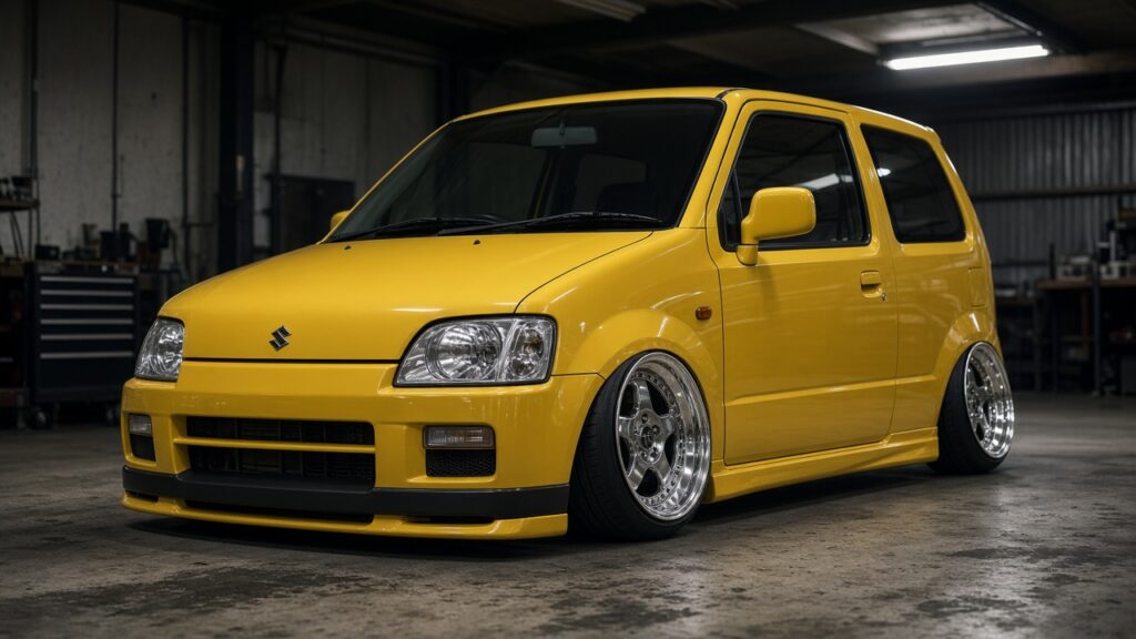 スズキ セルボ (HG21S 2006-2009) ちっちゃくてもカッコよく【PCD 4×100】 カスタム custom