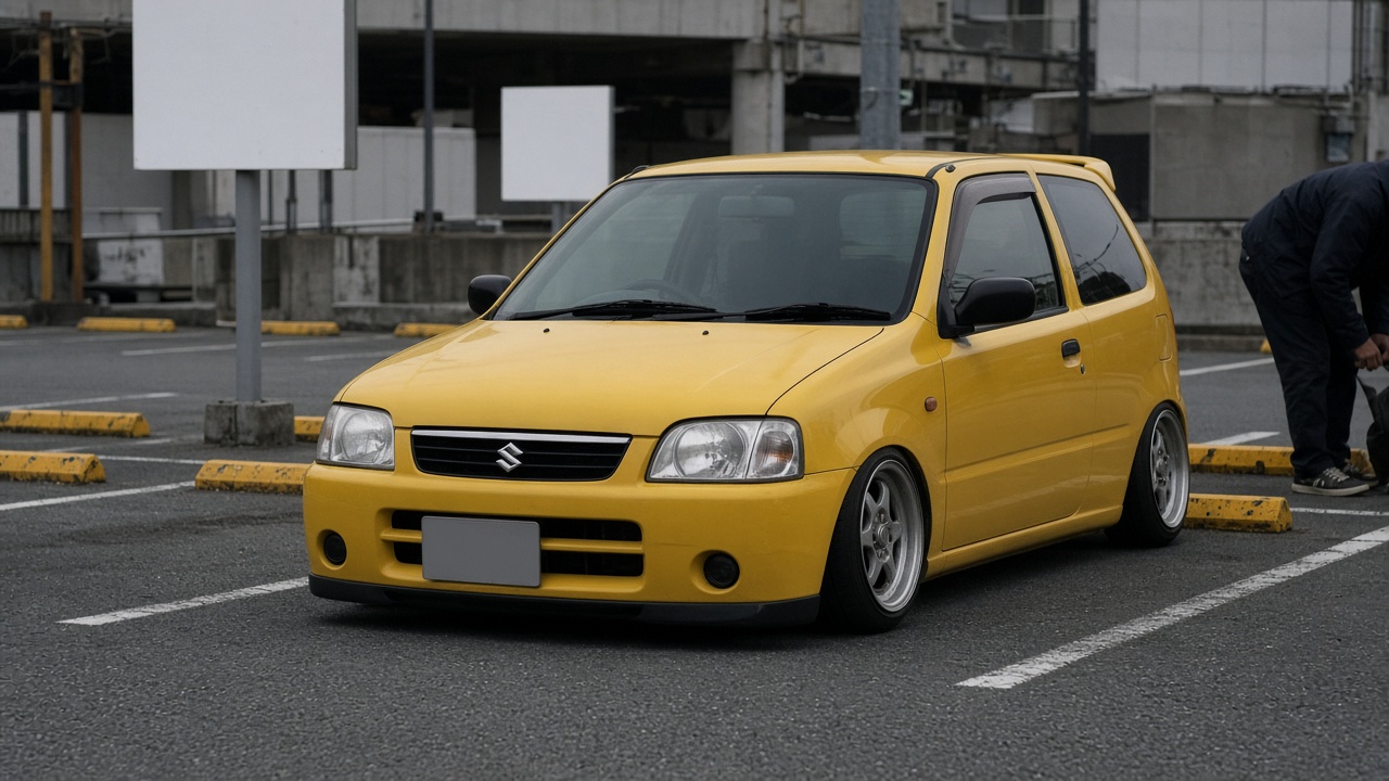 スズキ セルボ (HG21S 2006-2009) ちっちゃくてもカッコよく【PCD 4×100】 日常