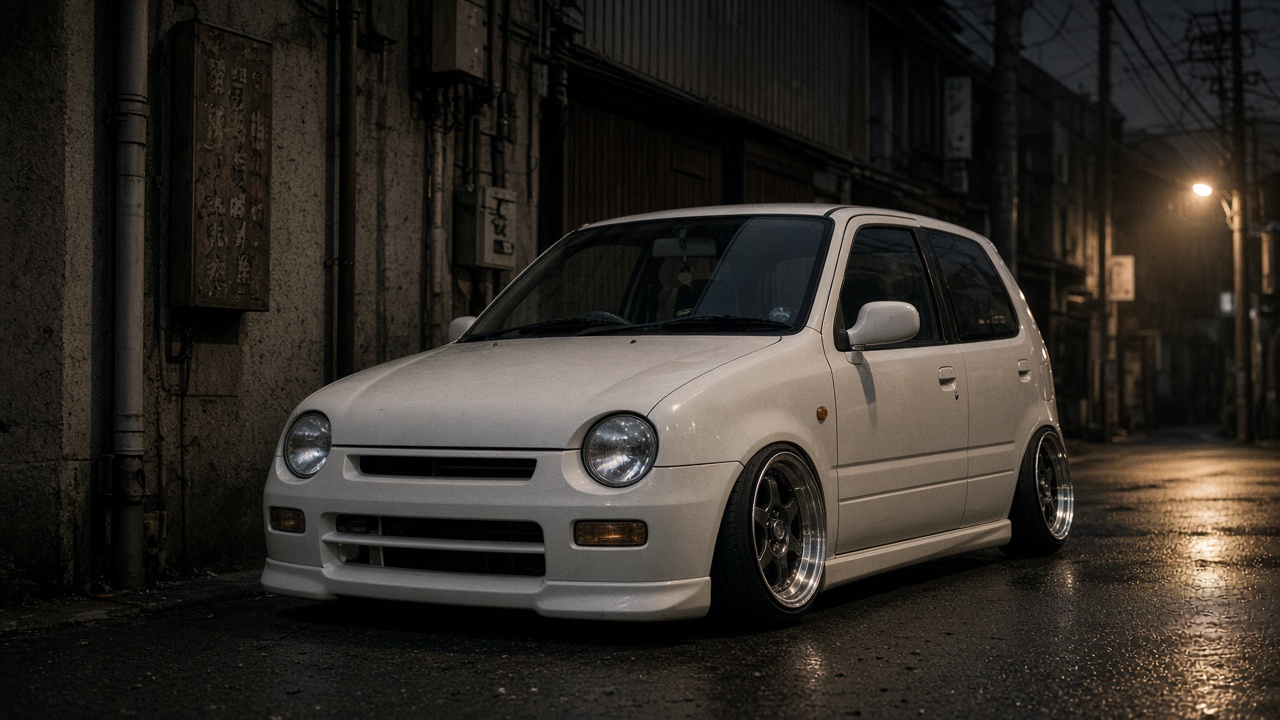 スズキ セルボ (HG21S 2006-2009) ちっちゃくてもカッコよく【PCD 4×100】 前3/4