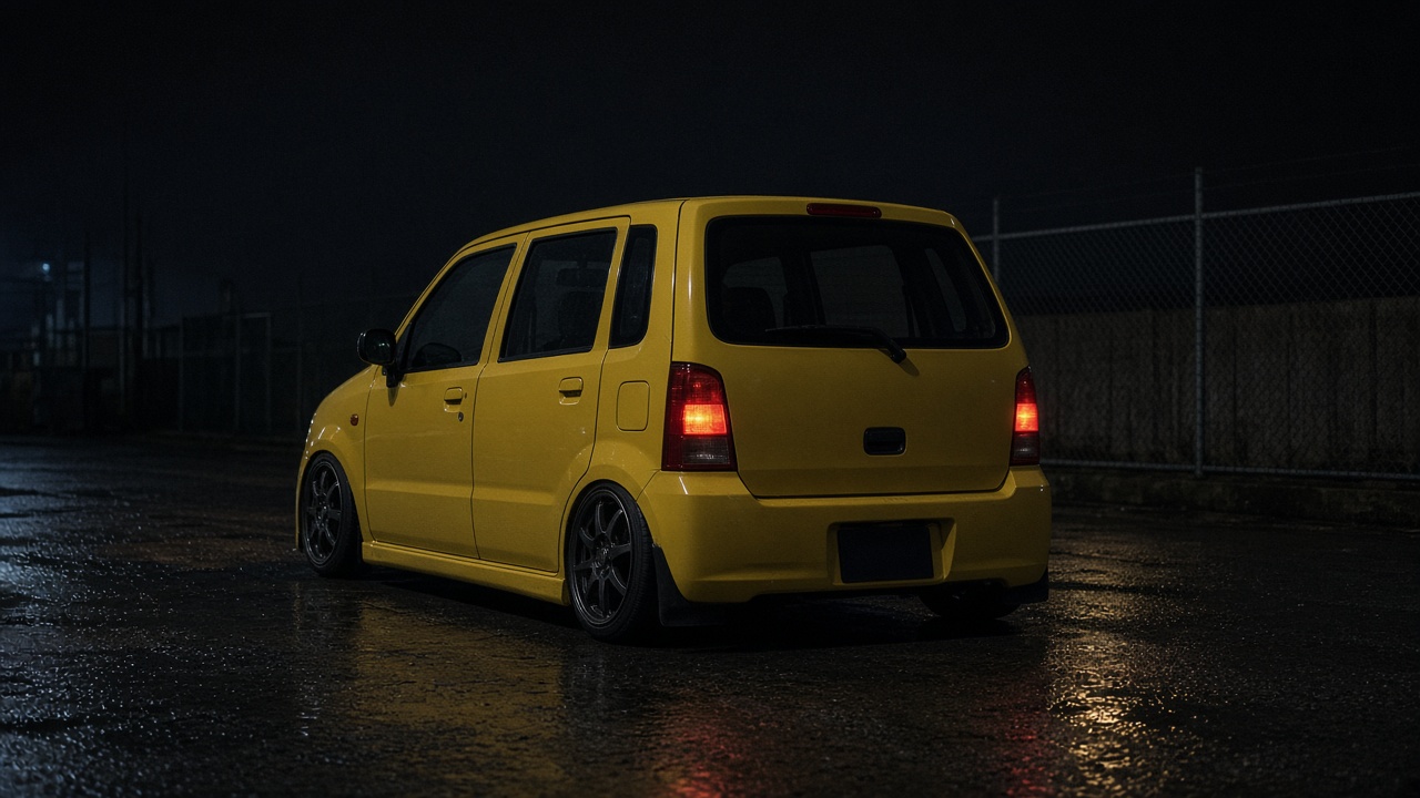スズキ セルボ (HG21S 2006-2009) ちっちゃくてもカッコよく【PCD 4×100】 リア