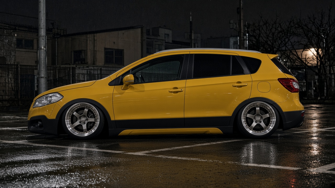 スズキ SX4 S-CROSS (YA22S/YB22S (2015-)) タイヤ・ホイールサイズ一覧|PCD 5×114.3|純正〜インチアップ 真横