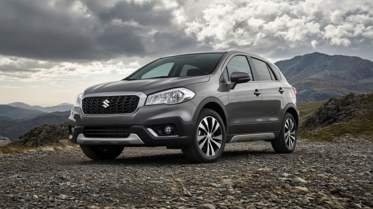 スズキ SX4 S-CROSS(YA22S) タイヤ・ホイールの確認ポイント 前3/4