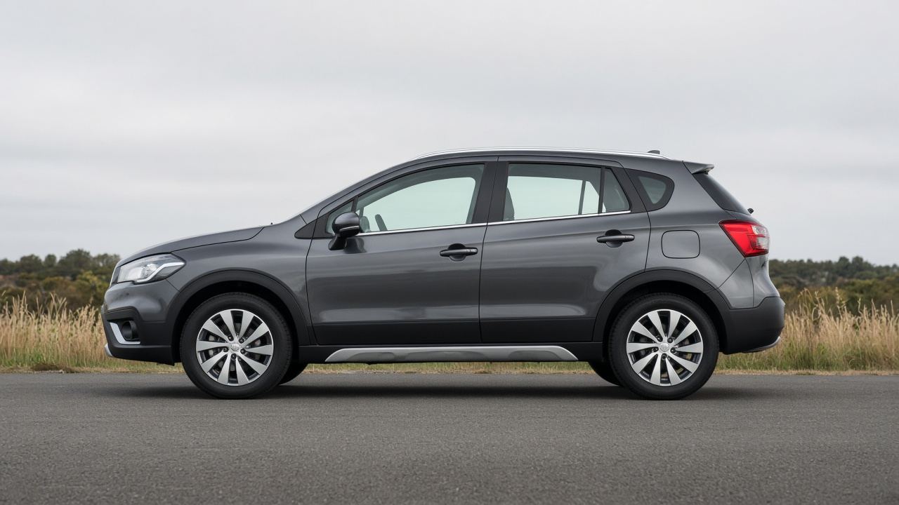 スズキ SX4 S-CROSS(YA22S) タイヤ・ホイールの確認ポイント 真横