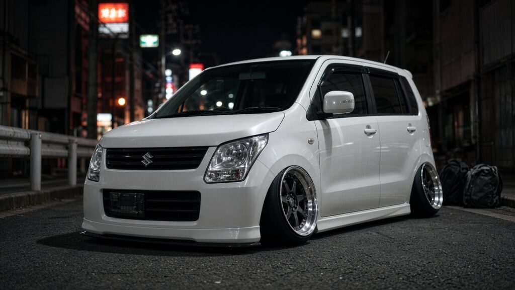スズキ ワゴンR 55(6代目/MH35) ホイール・タイヤサイズ表｜純正〜インチアップ〜ツライチ カスタム custom