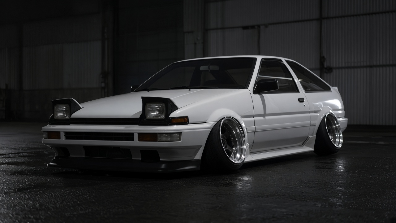 トヨタ カローラレビン スプリンタートレノ(AE86) ホイール・タイヤサイズ表｜純正〜インチアップ〜ツライチ カスタム custom