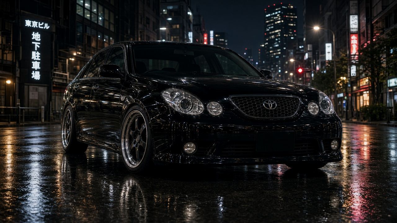 トヨタ ヴェロッサ（JZX110） タイヤ・ホイールの確認ポイント 前3/4