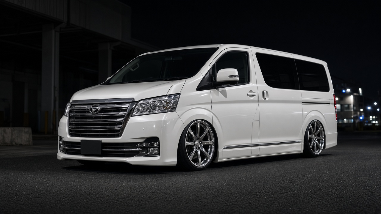 トヨタ グランエース(H300) ホイール・タイヤサイズ表｜純正〜インチアップ〜ツライチ カスタム custom