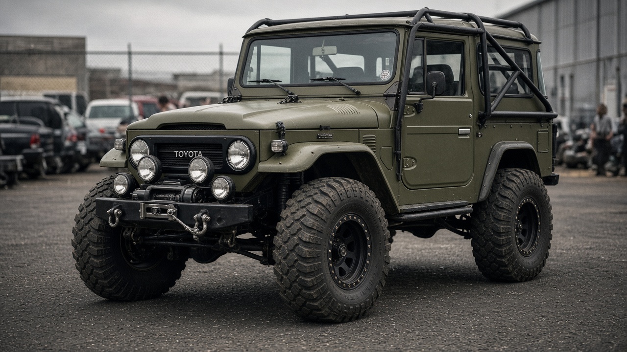 トヨタ ランクルミニ FJ(FJ40) ホイール・タイヤサイズ表｜純正〜インチアップ〜ツライチ カスタム custom